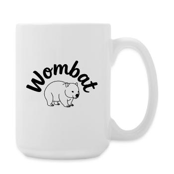 Wombat - Large Mug 440 ml - white - Right