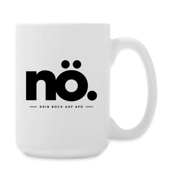 NÖ - Kein Bock auf AfD - Große Tasse 440 ml - Weiß - Rechts