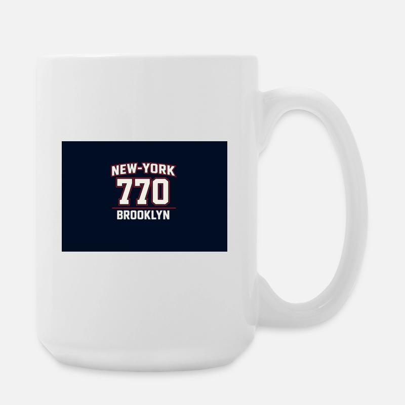 NY 770 Brooklyn - Große Tasse 440 ml - Weiß