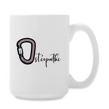 Ostéopathe - Grande tasse 440 ml - blanc - Droite