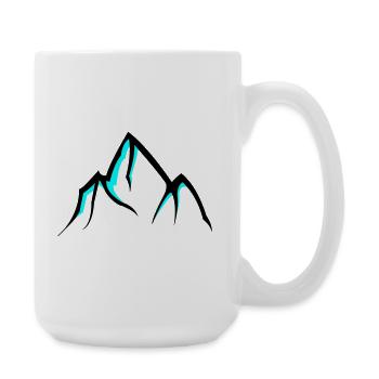 Mountains Mountains - Large Mug 440 ml - white - Right