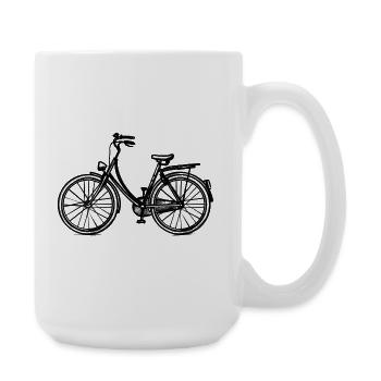 Holland Bicycle - Illustration - Grande tasse 440 ml - blanc - Droite