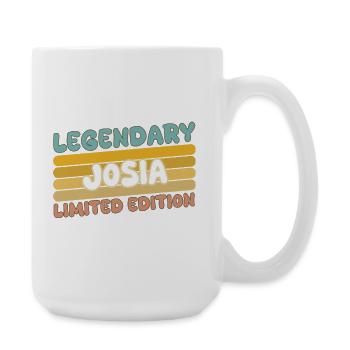 Geschenk für Josia - Große Tasse 440 ml - Weiß - Rechts