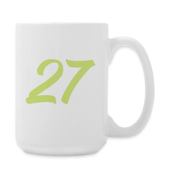27- - Große Tasse 440 ml - Weiß - Rechts