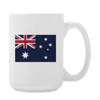 Show off your colors - Australia - Large Mug 440 ml - white - Right