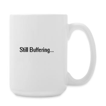 still buffering - Large Mug 440 ml - white - Right