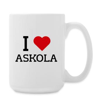 I love Askola - Large Mug 440 ml - white - Right