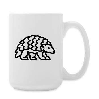 pangolin - Large Mug 440 ml - white - Right