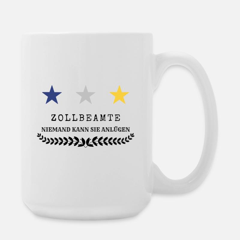Zollbeamter - Große Tasse 440 ml - Weiß