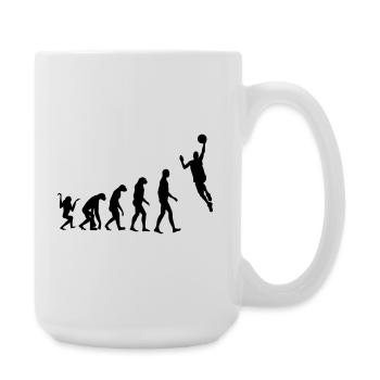 Basketball / Basketball / Basktet-Ball / Sports - Large Mug 440 ml - white - Right