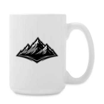 Mountains Symbol Alps - Large Mug 440 ml - white - Right