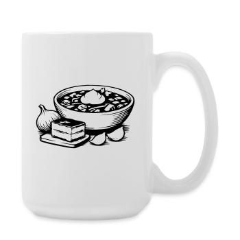 Bortsch - Grande tasse 440 ml - blanc - Droite
