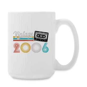 2006 Vintage Rétro Cadeau d’anniversaire - Grande tasse 440 ml - blanc - Droite