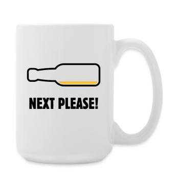 Next Please! (Bier / Bierchen / POS 2C) - Große Tasse 440 ml - Weiß - Rechts