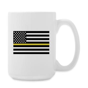 Dispatcher Yellow Line - Large Mug 440 ml - white - Right