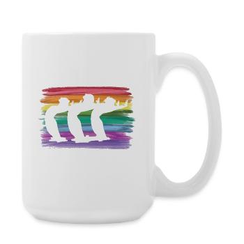 Artistic Swim Team Synchronschwimmen - Große Tasse 440 ml - Weiß - Rechts