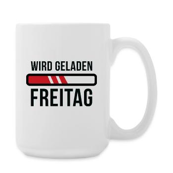 Freitag Laden - Große Tasse 440 ml - Weiß - Rechts