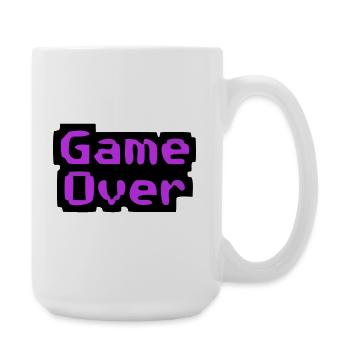  Game Over Pixel Retro - Große Tasse 440 ml - Weiß - Rechts