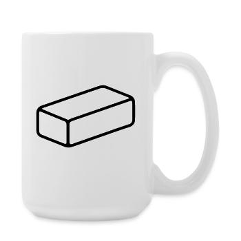 brick - Large Mug 440 ml - white - Right