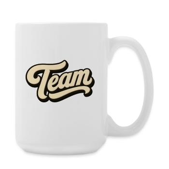 Équipe - Grande tasse 440 ml - blanc - Droite
