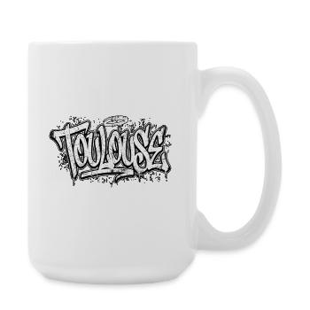 Toulouse Graffiti Hip Hop - Große Tasse 440 ml - Weiß - Rechts