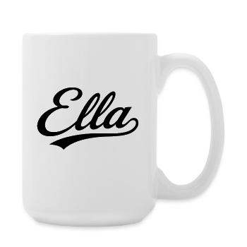 Ella Name Gift Avant-Famille - Grande tasse 440 ml - blanc - Droite