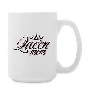 Mother of the Pink and Gold Queen - Large Mug 440 ml - white - Right