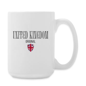 British pride, British patriot - Large Mug 440 ml - white - Right