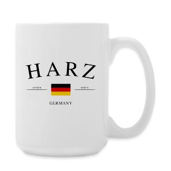 Harz Deutschland – Urlaub Souvenir & Geschenk - Große Tasse 440 ml - Weiß - Rechts