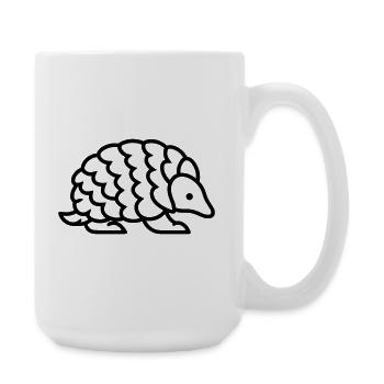 pangolin - Large Mug 440 ml - white - Right