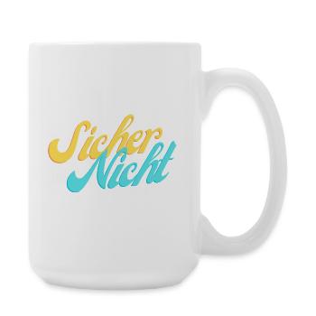 Certainement pas. - Grande tasse 440 ml - blanc - Droite