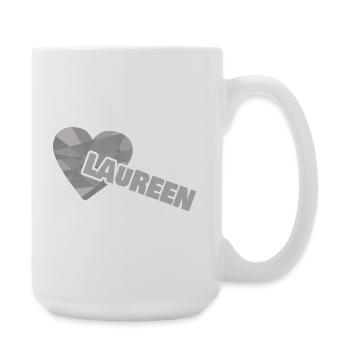 Dear Laureen - Large Mug 440 ml - white - Right