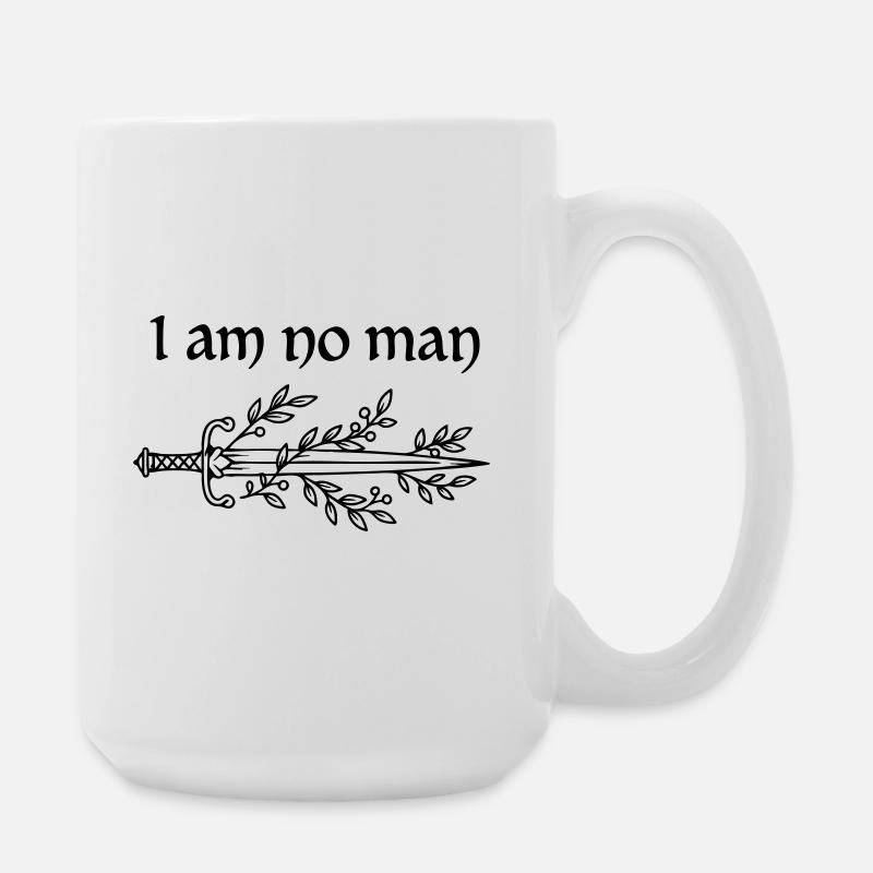Ich bin kein Mann - Große Tasse 440 ml - Weiß
