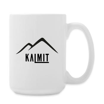 Bergsilhouette Minimaler Gipfel - Große Tasse 440 ml - Weiß - Rechts
