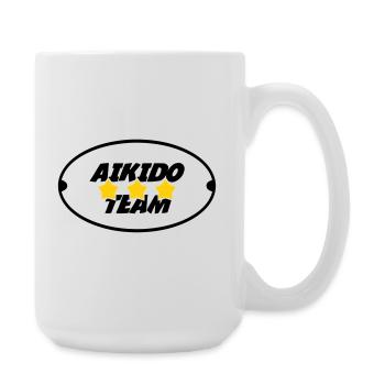 Aïkido Team - Grande tasse 440 ml - blanc - Droite