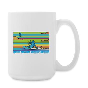 Kitesurf - Large Mug 440 ml - white - Right