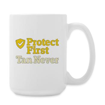 Culture SPF Identité Soins de la peau Humour - Grande tasse 440 ml - blanc - Droite