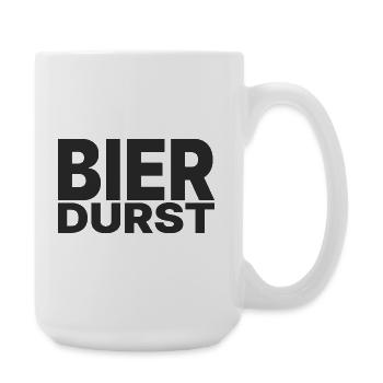 Beer thirst – time for a cold beer - Large Mug 440 ml - white - Right