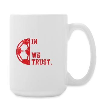 In Denmark we trust - Large Mug 440 ml - white - Right