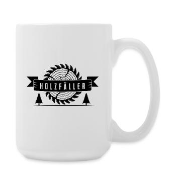 Holzfäller - Große Tasse 440 ml - Weiß - Rechts