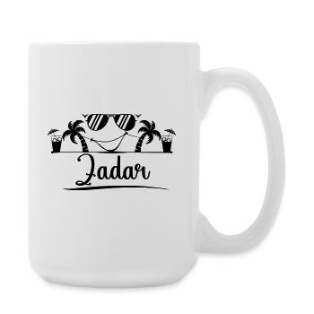 zadar - Große Tasse 440 ml - Weiß - Rechts
