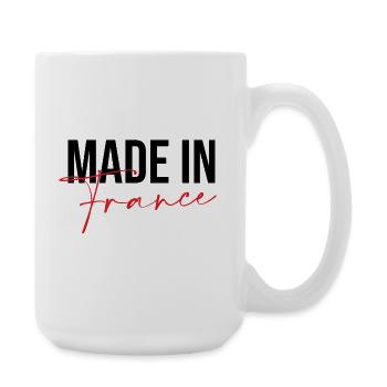 Hergestellt in Frankreich - Große Tasse 440 ml - Weiß - Rechts