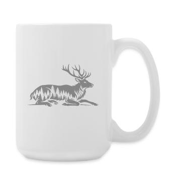 Deer - Large Mug 440 ml - white - Right