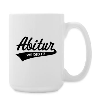 Abitur – We Did It! (Graduating Class / B) - Large Mug 440 ml - white - Right