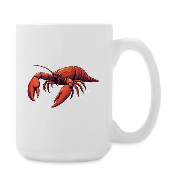 Lobster - Large Mug 440 ml - white - Right