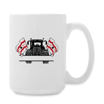 Drenthe_Tractor_Custom_Edition - Grande tasse 440 ml - blanc - Droite