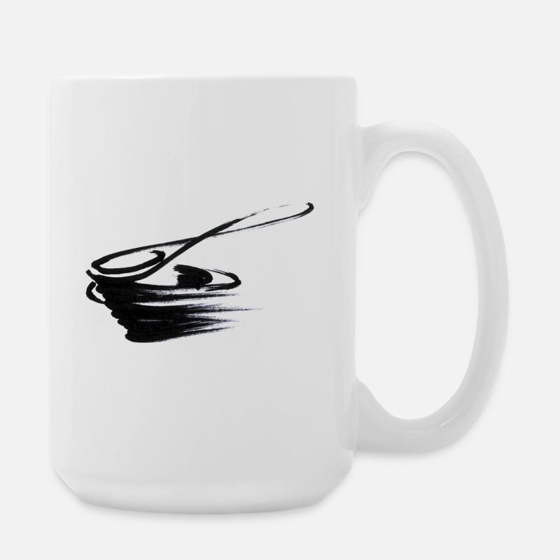spooncup01 - Large Mug 440 ml - white