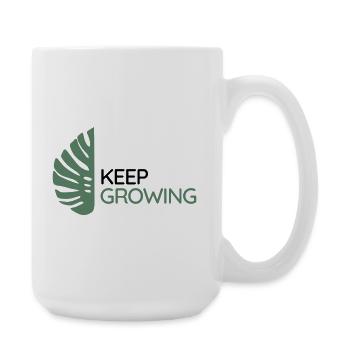 Monstera - Keep Growing - Large Mug 440 ml - white - Right