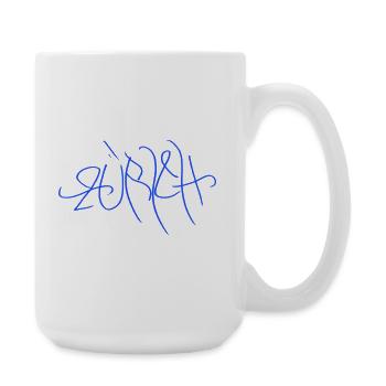 Das ultimative Zürich T-Shirt - Große Tasse 440 ml - Weiß - Rechts