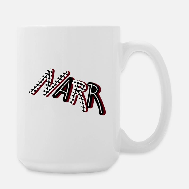 Narr - Große Tasse 440 ml - Weiß